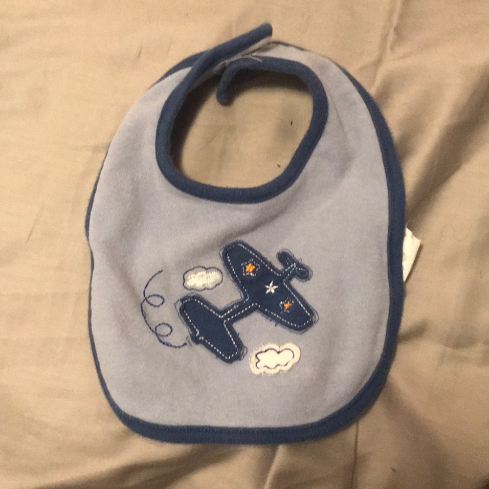 Airplane baby bib